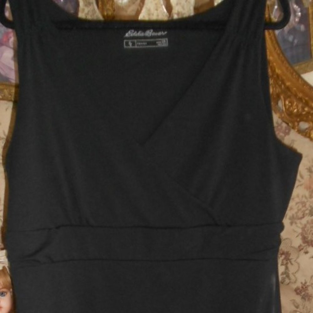 Eddie Bauer 2x Black Traveler Dress